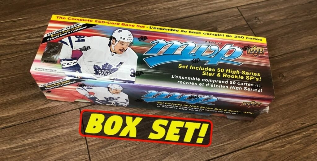 2022-23 upper deck mvp hockey trading cards factory box set​