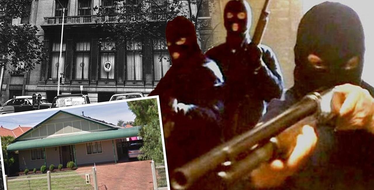 bank robbery crossword clue