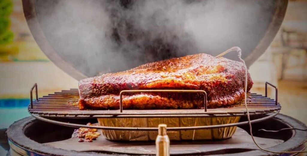 smoking on a brinkmann smoker